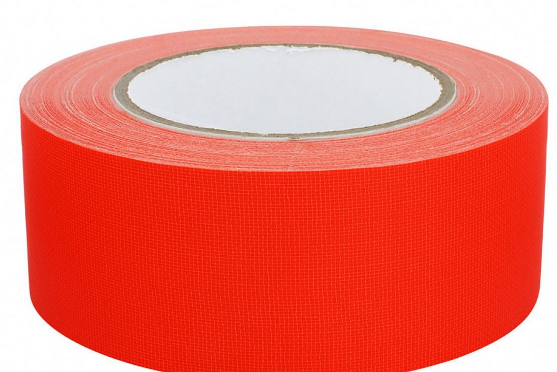 S-K-S 995 Fabric tape neon orange 25mmx25m