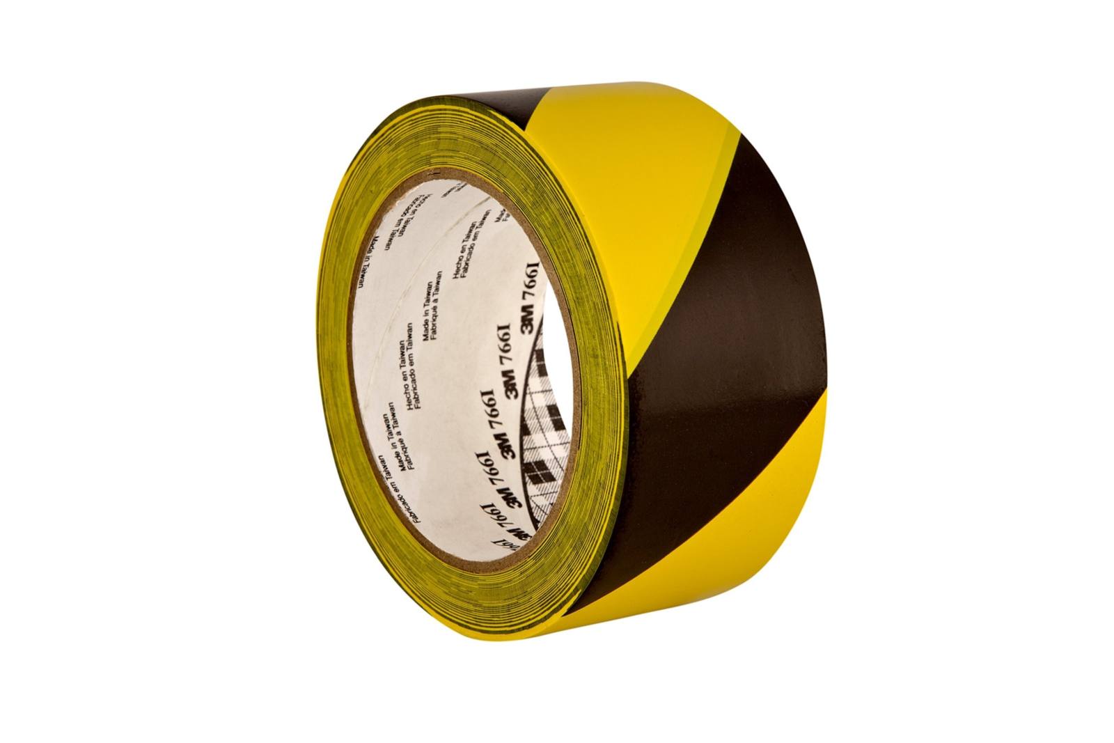 3M Scotch Ruban PVC souple tout usage 766i 50mmx33m noir/jaune
