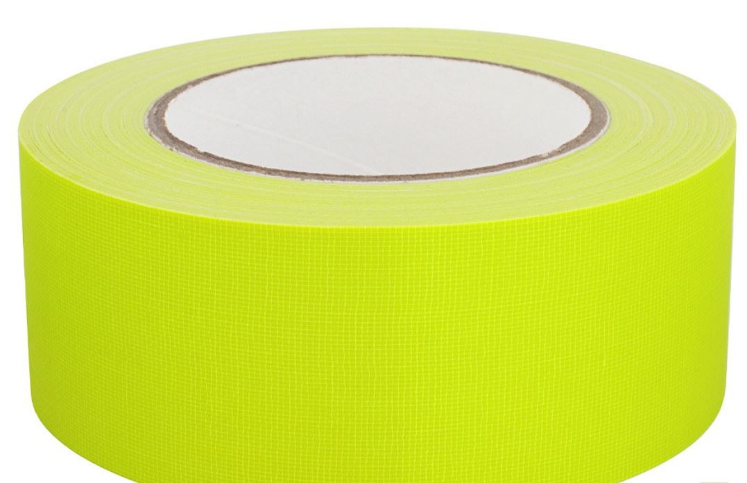 S-K-S 995 Fabric tape neon yellow 38mmx25m