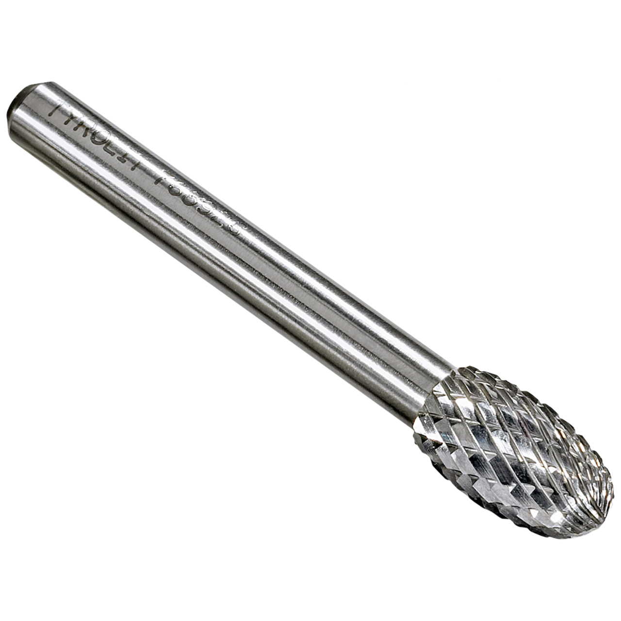 TYROLIT hardmetalen frees DxT-SxL 8x13-6x58 Voor gietijzer, staal en roestvrij staal, vorm: 52TRE - druppel, Art. 768924