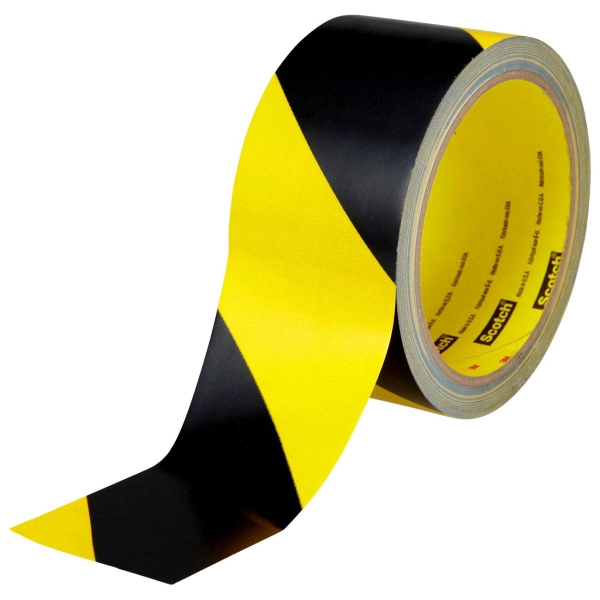 3M vaaramerkintäteippi 5702, keltainen/musta, 50 mm x 33 m, yksittäin ja käytännöllisesti pakattu.