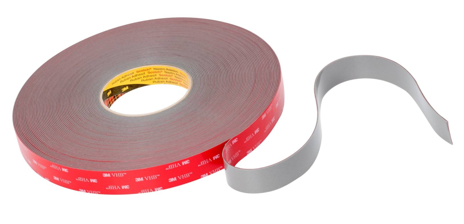 3M VHB adhesive tape GPH-060GF, gray, 15 mm x 33 m, 0.6 mm