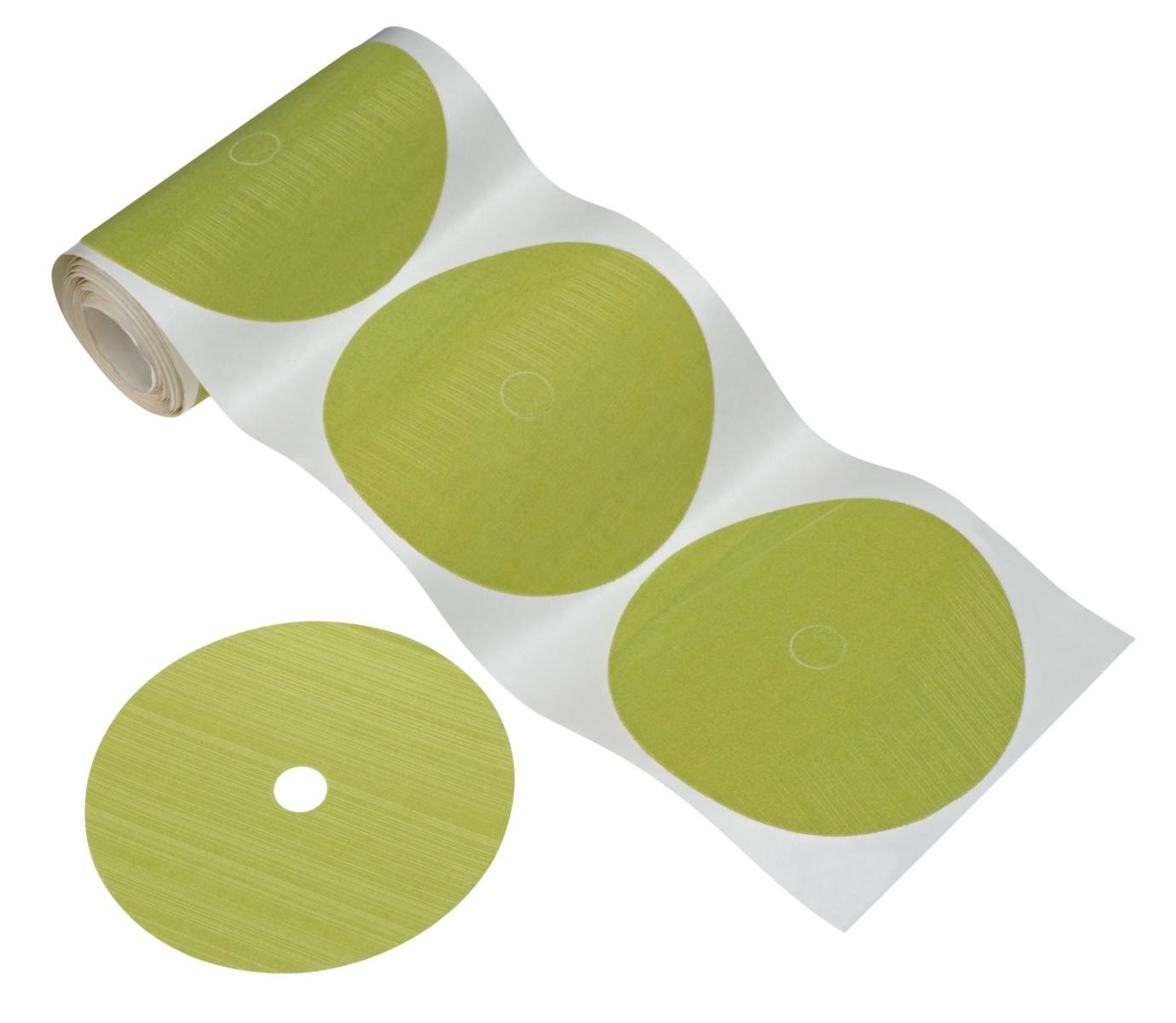 3M Trizact structured film disk 268XA, 127mmx3,175m, green, A035, (roll of 25 disks) #88930