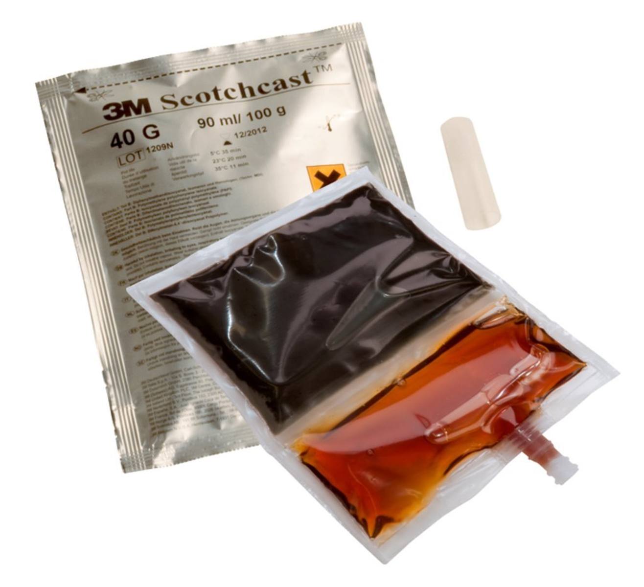 3M Scotchcast 40-C-B, résine de polyuréthane pour câbles, système GMG à 2 composants, taille C, 370 ml, grand emballage