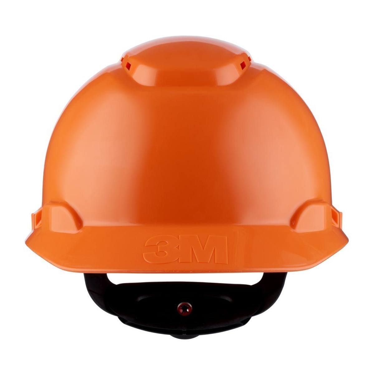 3M veiligheidshelm H700-serie H-700N-OR in oranje, geventileerd, met ratel en kunststof lasband