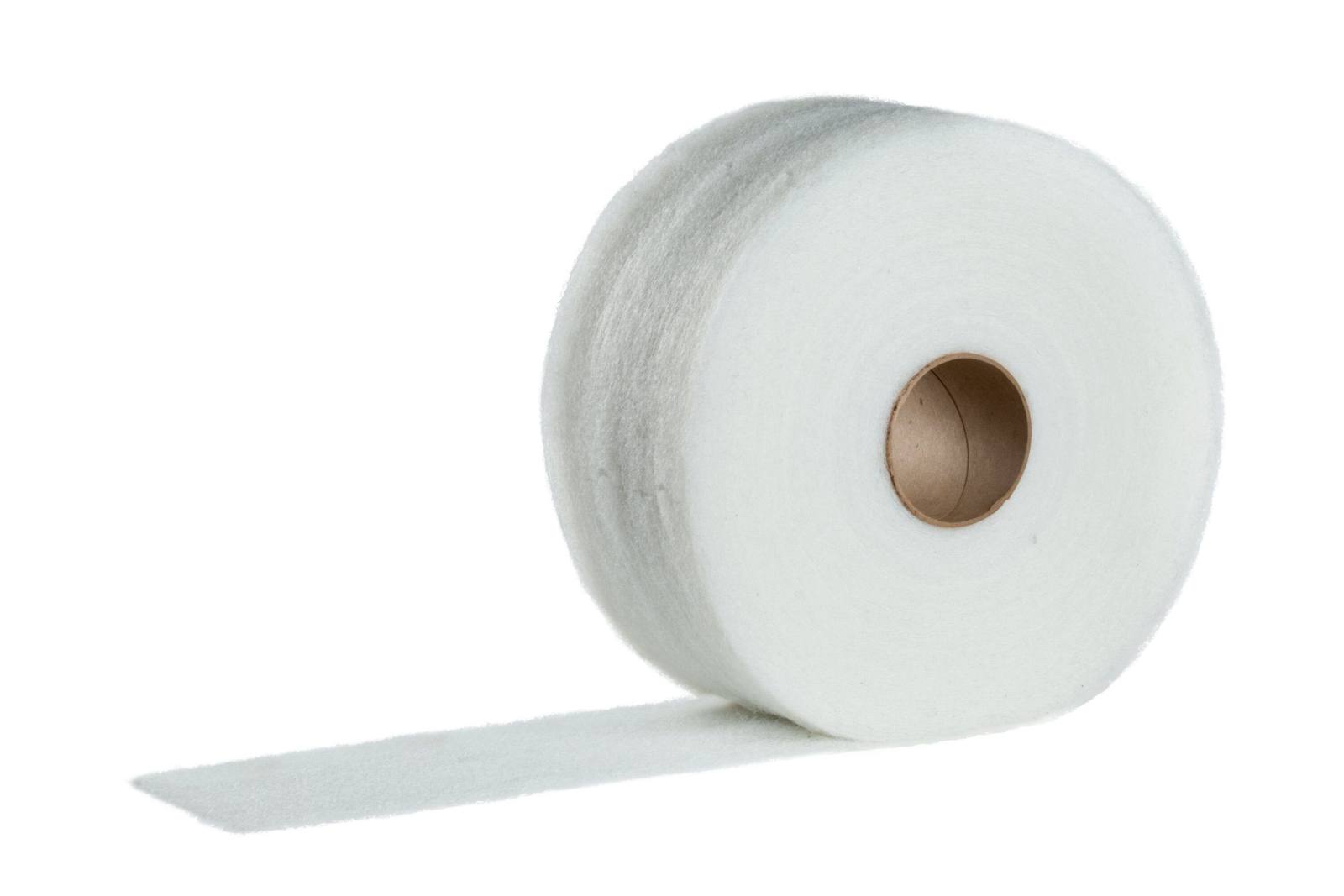 3M Easy Trap cleaning fleece, white, 127 mm x 38.1 m per roll, perforated after 152 mm.