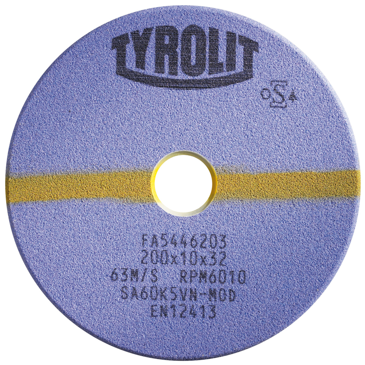 TYROLIT-hiontatyökalut automaattisille sahanteroituskoneille DxDxH 150x8x32 Pyörösahoille ja tähdellä varustetuille vannesahoille, muoto: 1C, Art. 441302