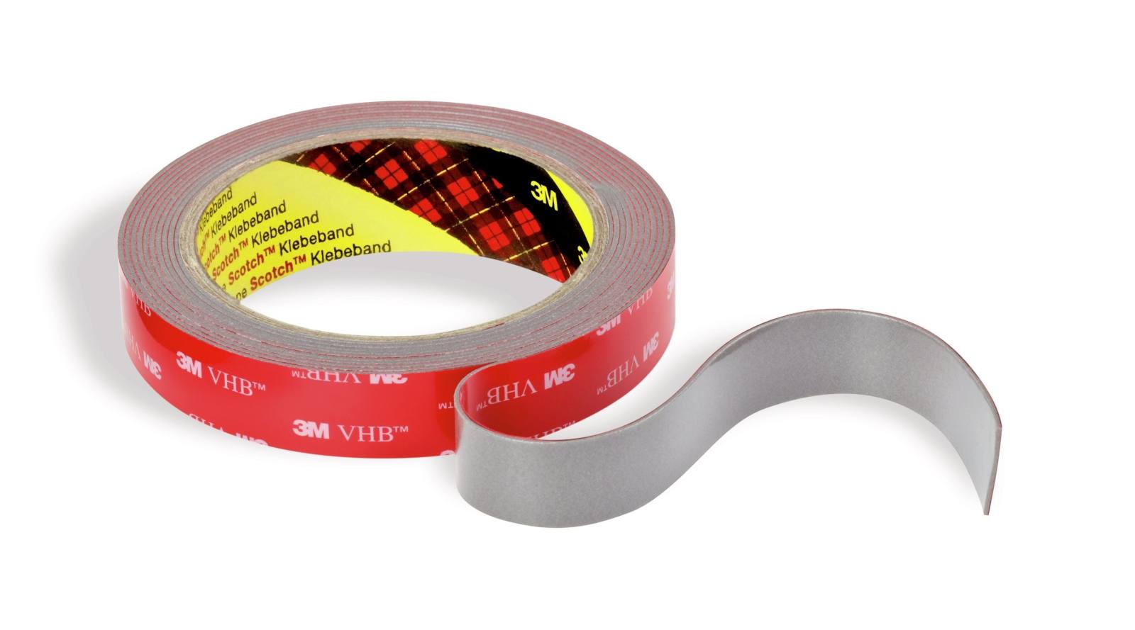 3M VHB adhesive tape GPH-160GF, gray, 19 mm x 3 m, 1.6 mm