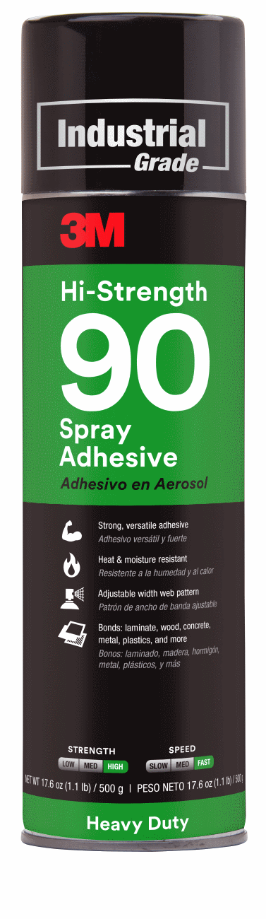 3M Scotch-Weld spray-liima, joka perustuu synteettisiin elastomeereihin 90, beige, 500 ml