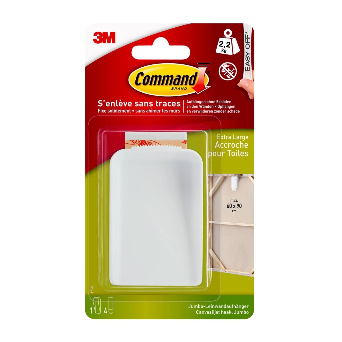 3M Command kankaalle ripustin XL 17045