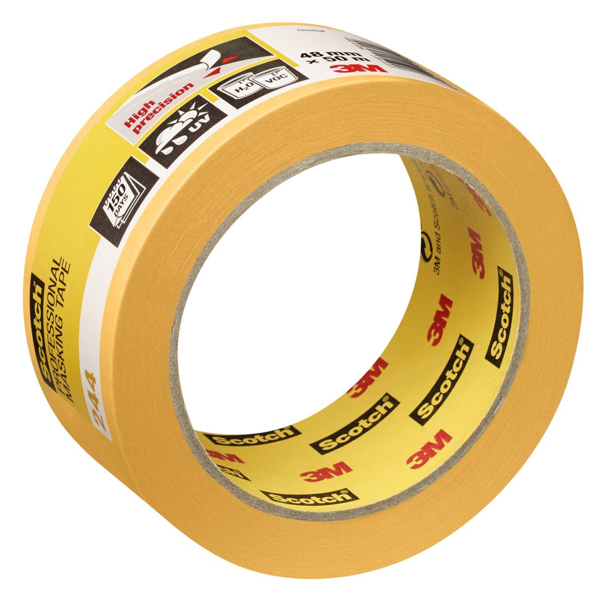 3M 244 Masking tape-gold 30mmx50m - shrink-wrapped