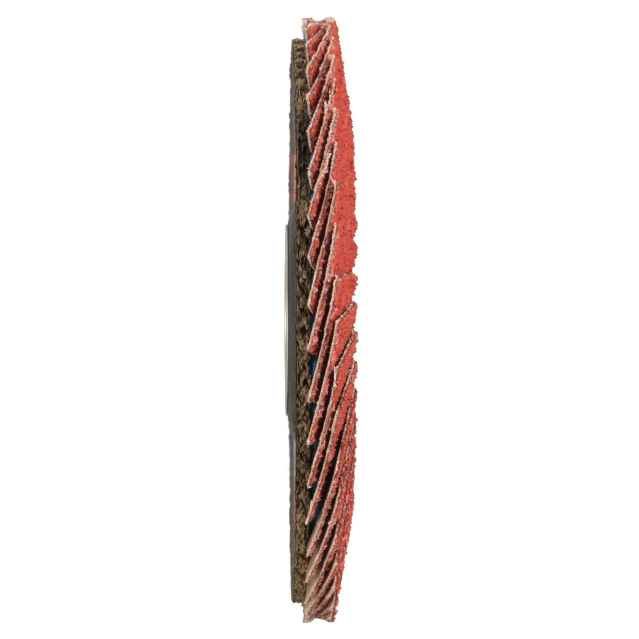 TYROLIT getande borgring DxH 115x22,23 CERAMIC voor roestvrij staal, P60, vorm: 28A - rechte uitvoering (uitvoering glasvezeldragerhuis), Art. 719798