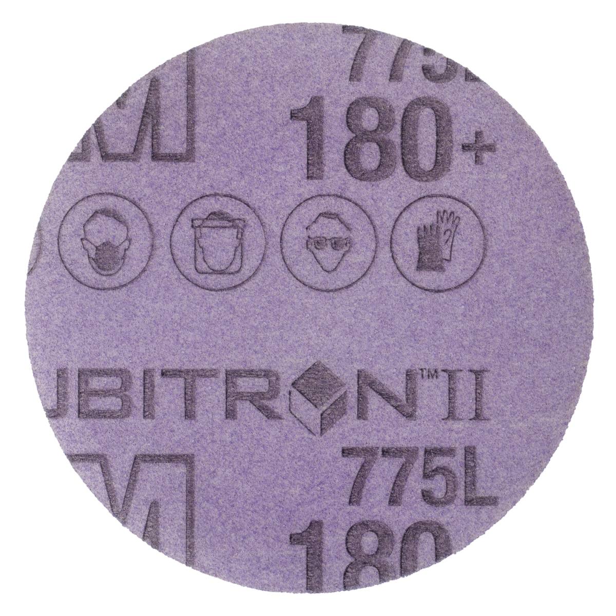 3M Cubitron II Hookit disco de película 775L, 150 mm, 180 , sin perforar #744492