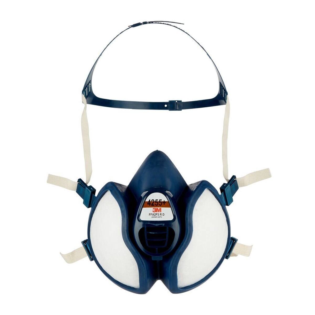 3M 4255 Masque de protection respiratoire FFA2P3RD contre les gaz et vapeurs organiques et les particules jusqu'à 30 fois la valeur limite