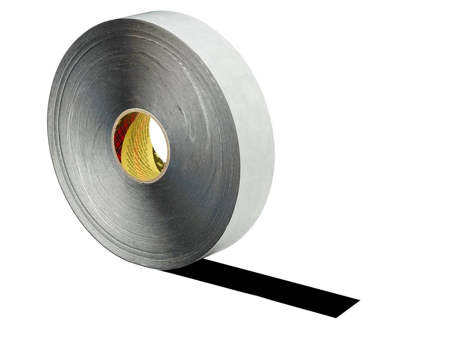 3M Polyester gevlokt polyurethaan plakband 8581, zwart, 50 mm x 20 m, 0,8 mm