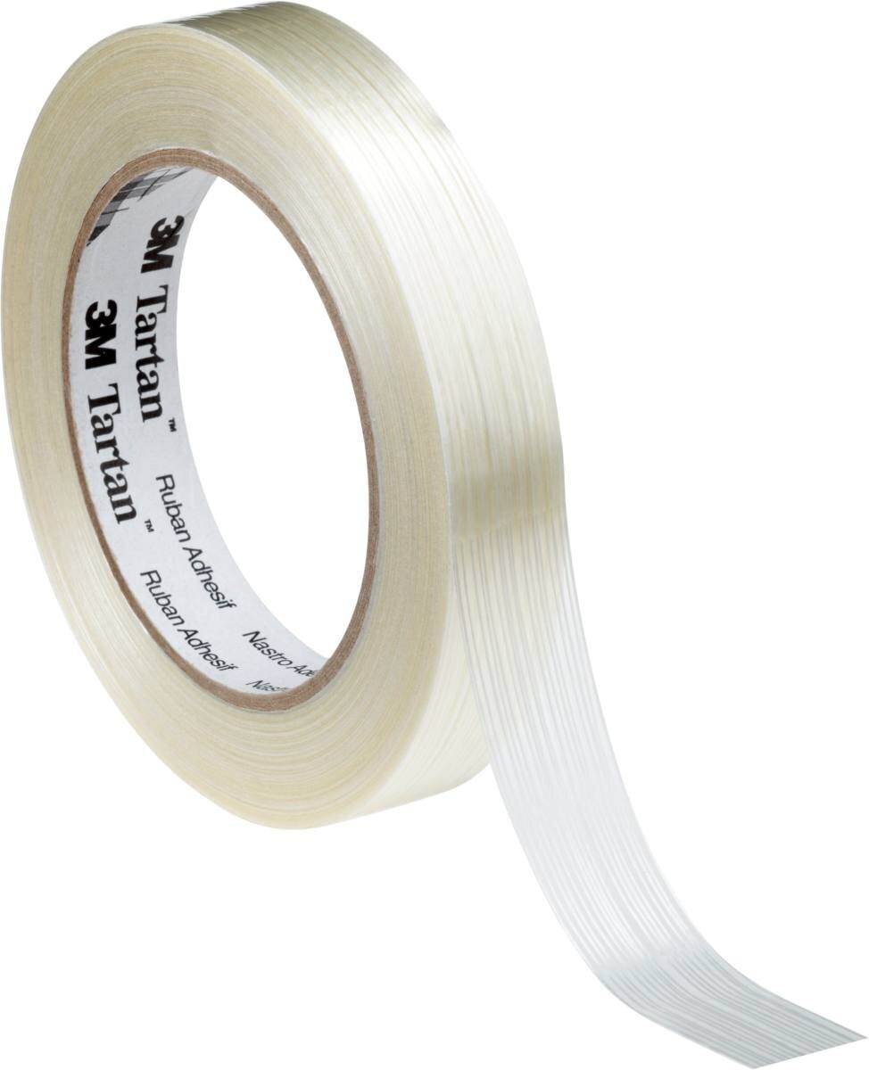 3M Tartan filament tape 8953, transparent, 19 mm x 50 m, 0.1 mm