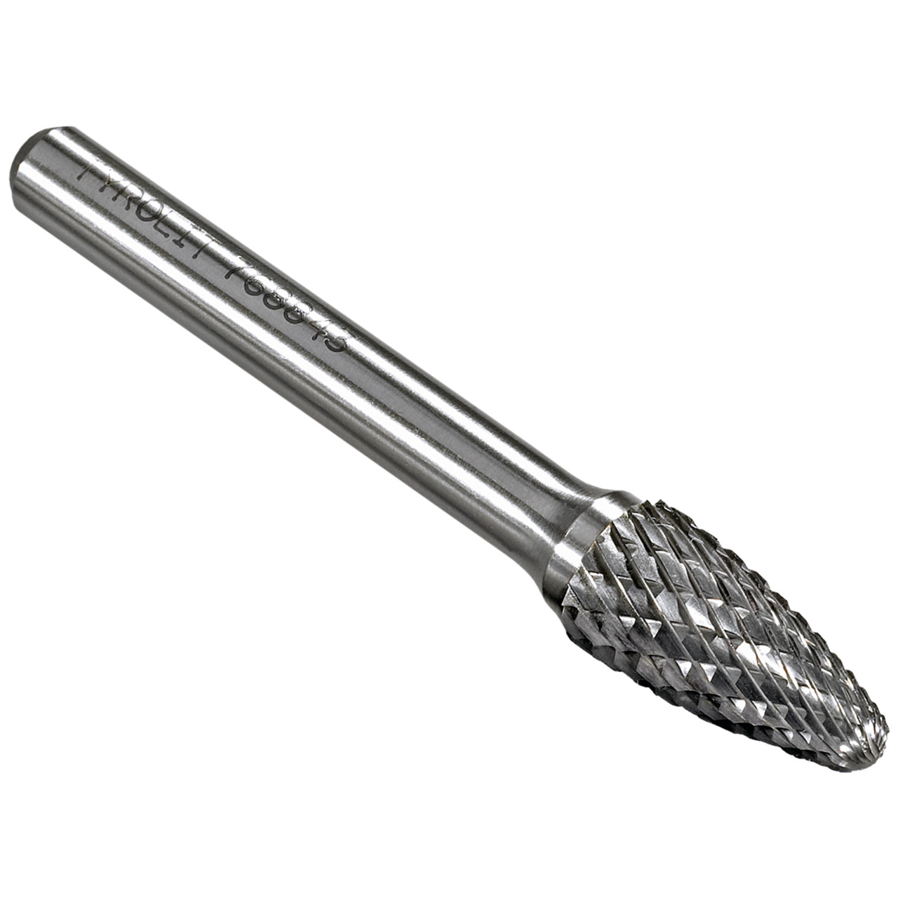 TYROLIT hardmetalen frees DxT-SxL 6x13-3x45 Voor gietijzer, staal en roestvrij staal, vorm: 52RBF - boom, Art. 766156