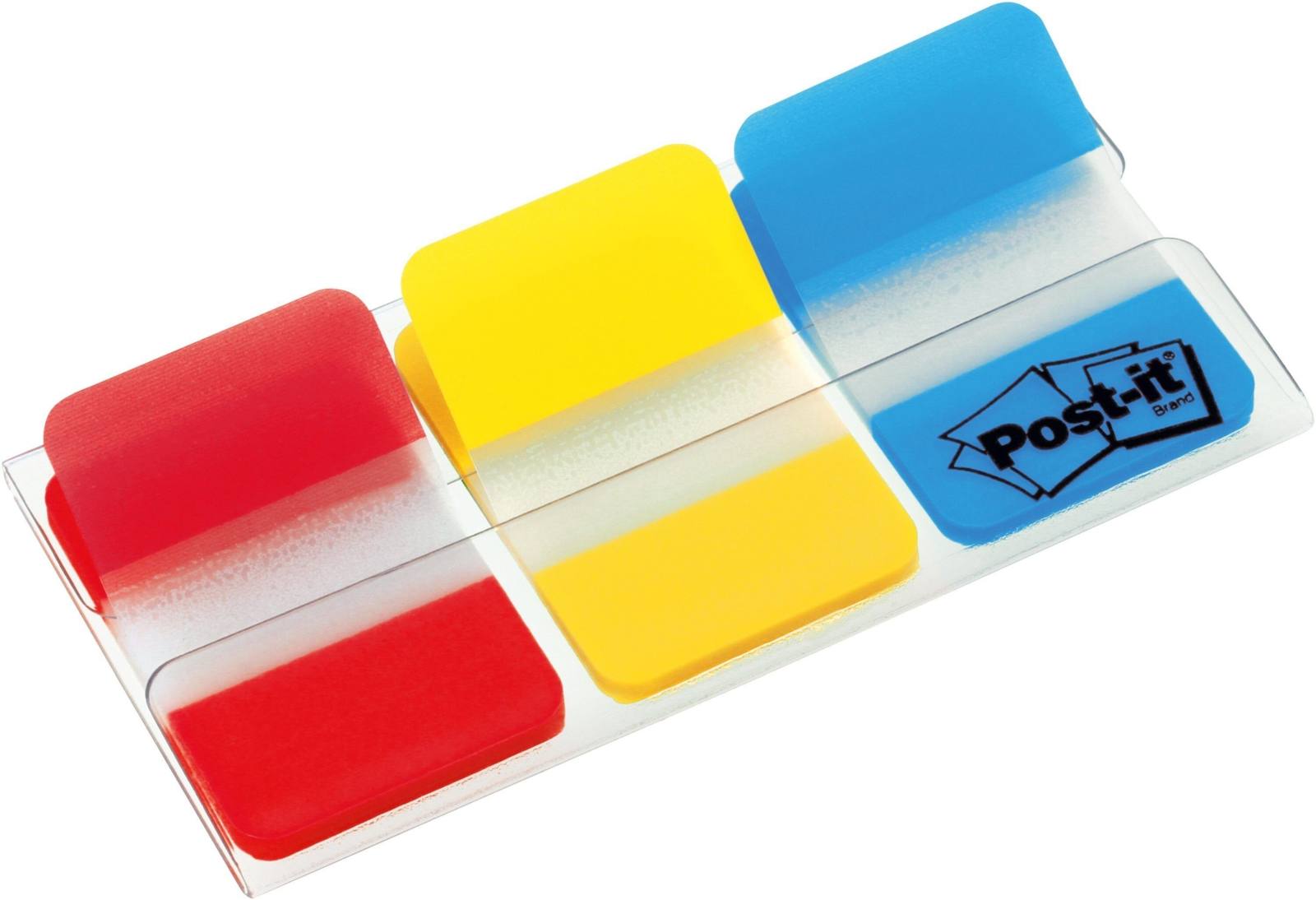 Post-it Index formato medio con dispenser in plastica, colore rosso