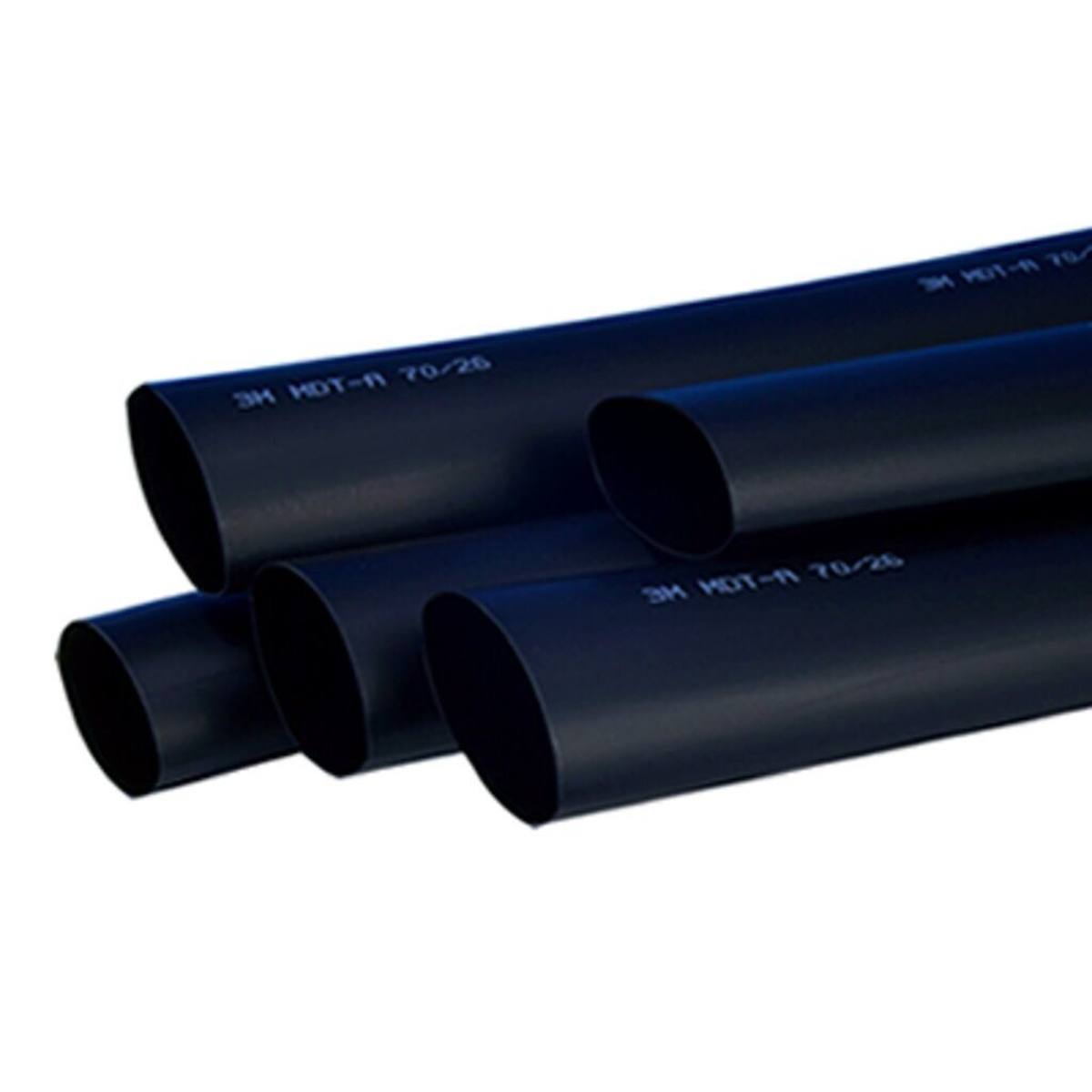 3M MDT-A Medium wall heat shrink tubing with adhesive, black, 19/6 mm, 1 m