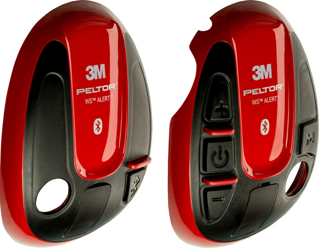 3M PELTOR afdekkappen voor WS ALERT headsets, rood, 1 paar (links rechts), 210300-664-RD/1
