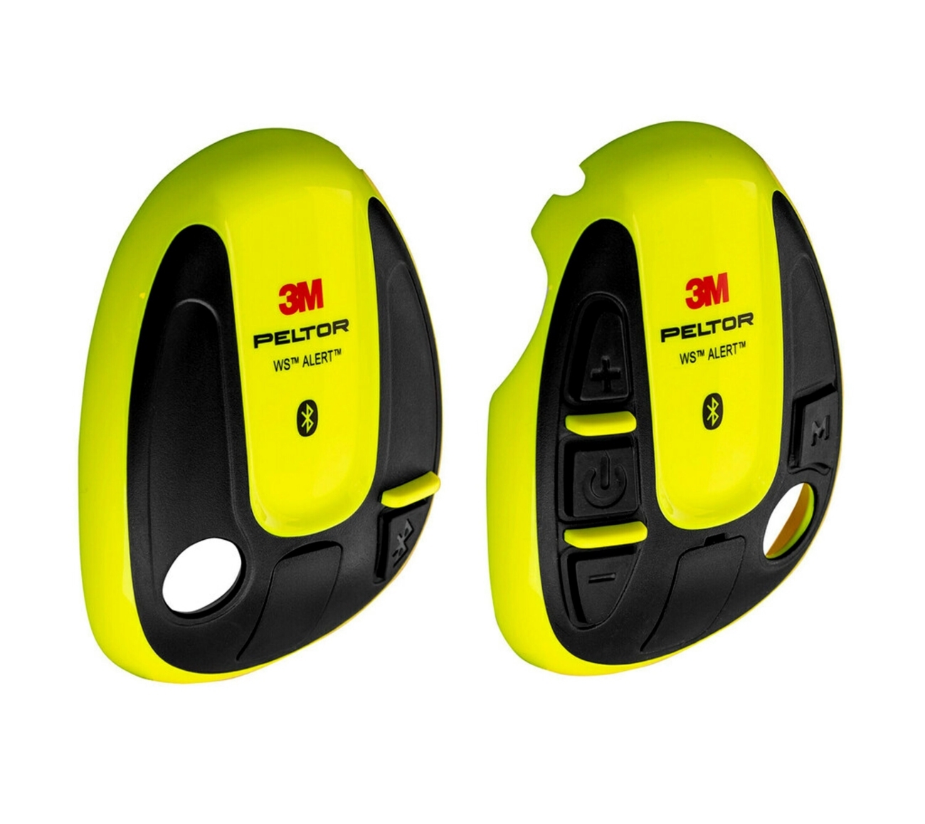 3M PELTOR Caches pour casque WS ALERT, jaune clair, 1 paire (gauche%2droite), 210300-664-GY/1