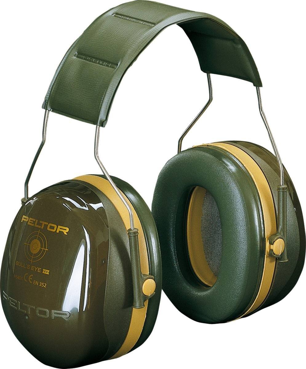 3M Peltor Bull's Eye III -kuulosuojaimet, taittuva pääpanta, vihreä, SNR = 31 dB, H540AGN, H540AGN