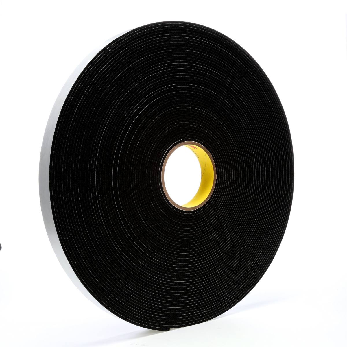 3M Ruban adhésif simple face en mousse de vinyle 4516, noir, 12 mm x 33 m