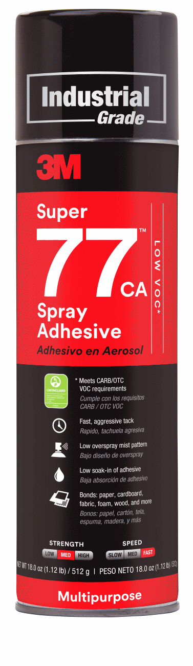 3M Scotch-Weld adhesivo en spray a base de elastómeros sintéticos 77, beige, 500 ml