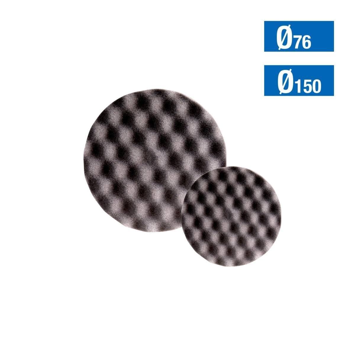 3M Perfect-it III Almohadilla pulidora de alto brillo, gris, 150 mm #09378