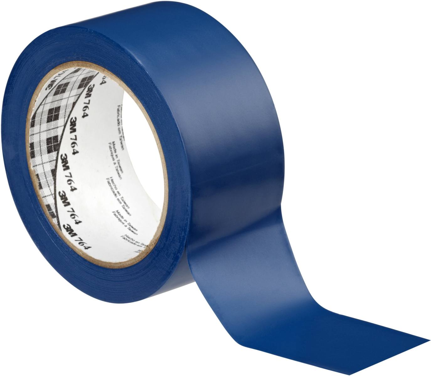 3M Yleiskäyttöinen PVC-teippi 764, sininen, 50 mm x 33 m, yksittäispakattu käytännölliseen pakkaukseen.
