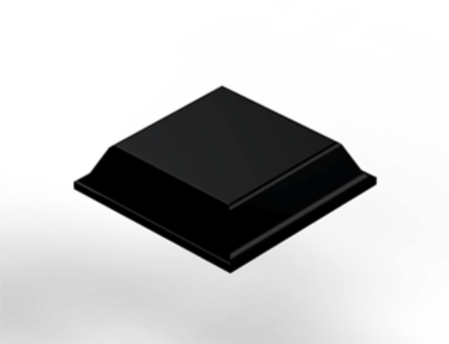 3M Bumpon SJ5008 black / width: 12.7mm height: 3.1mm