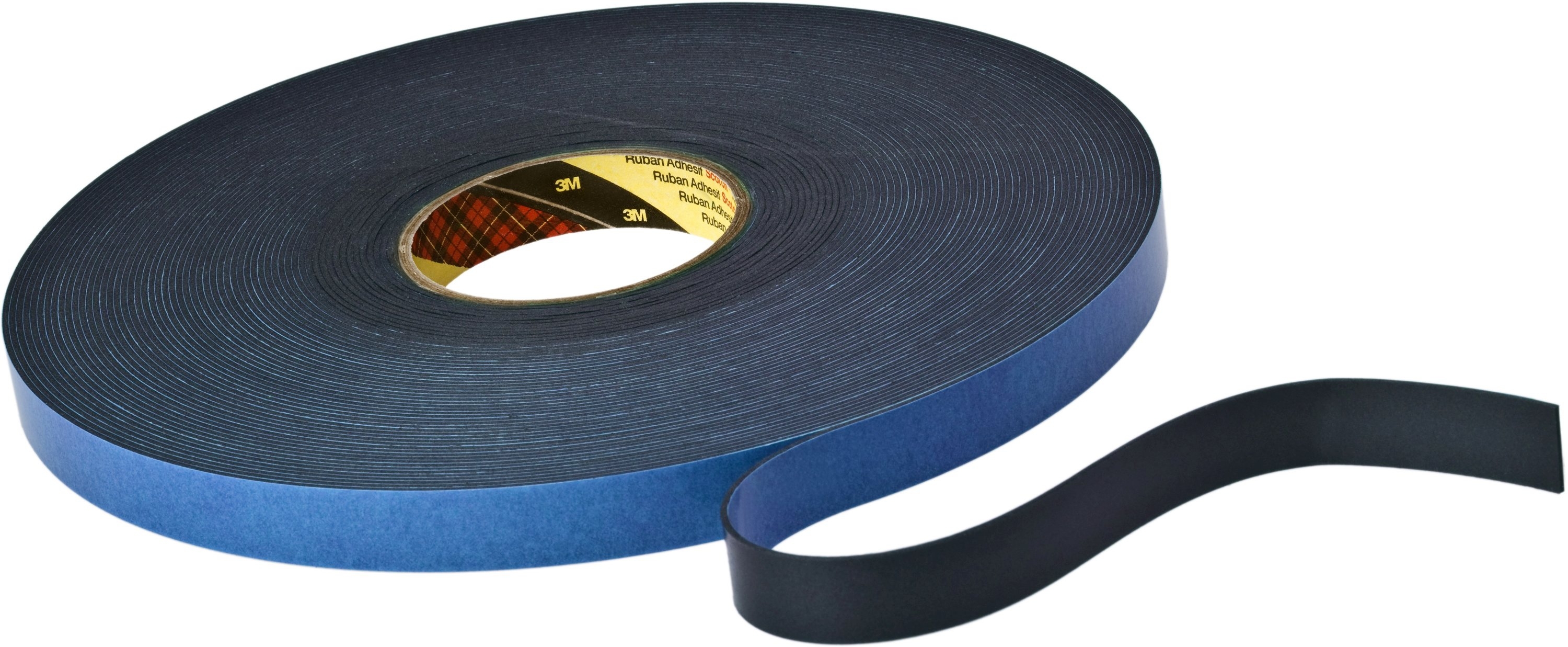 3M Dubbelzijdige PE-schuimtape met acrylaatlijm 9508B, zwart, 19 mm x 66 m, 0,8 mm