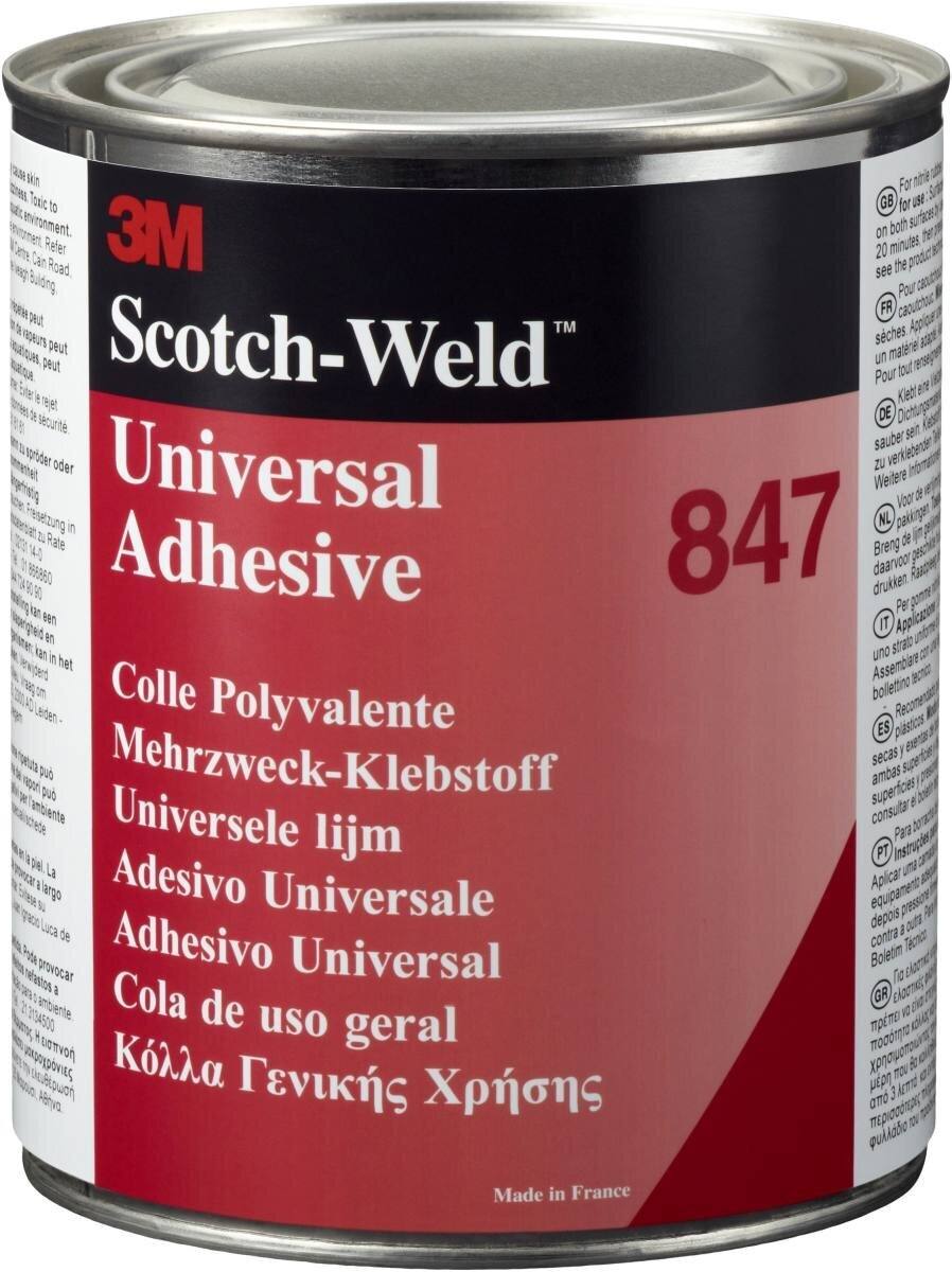 3M Scotch-Weld nitriilikumiin perustuva liuotinpohjainen liima 847 HS, ruskea, 20 litraa