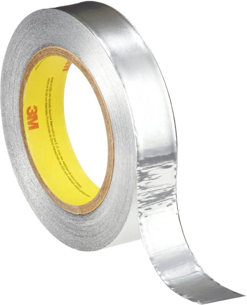 3M 363 nastro adesivo in tessuto vetro/alluminio per altissime temperature  fino a 316°C. 25 mm x 33 m spessore 0,15mm