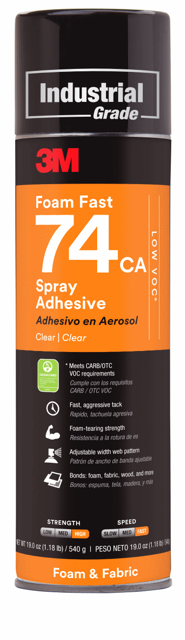3M Scotch-Weld spray-liima, joka perustuu synteettisiin elastomeereihin 74, oranssi, 500 ml