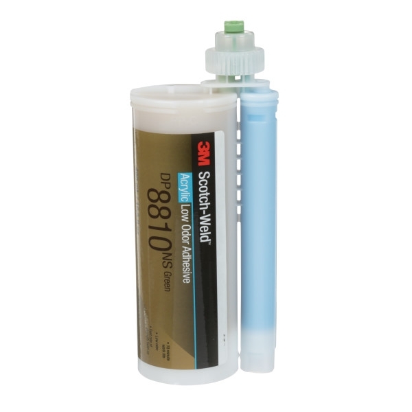 3M Scotch-Weld Adhesivo de construcción de base acrílica de 2 componentes para el sistema EPX DP 8810 NS, verde, 490 ml