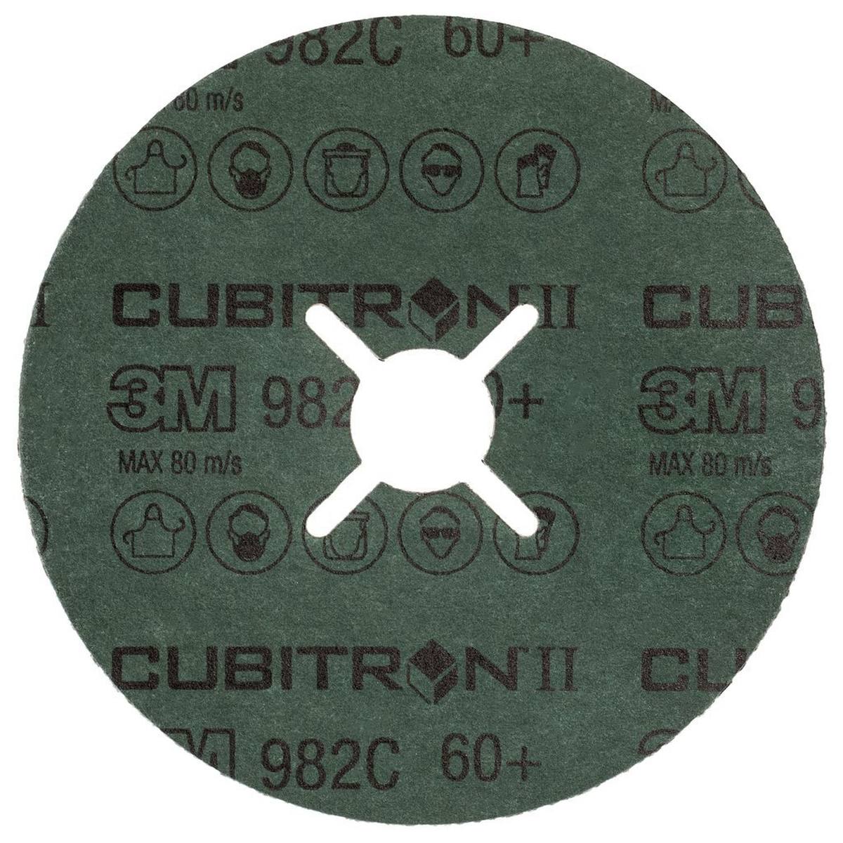 3M Cubitron II fiber disc 982C, 125 mm, 22.23 mm, 60 #460677