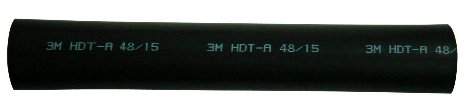 3M HDT-A Dikwandige krimpkous met lijm, zwart, 48/15 mm, 1 m