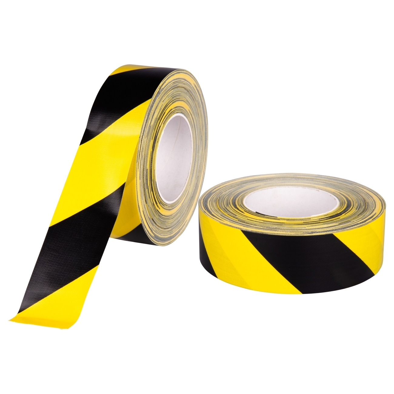 S-K-S 197 Stoffen tape 19mmx50m zwart / geel