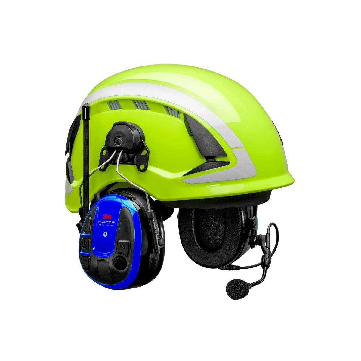 Cuffie 3M Peltor WS ALERT XPI con ACK (FR09, FR08, LR6NM), 30 dB, tecnologia Bluetooth MultiPoint, montaggio su casco, MRX21P3E3WS6-ACK