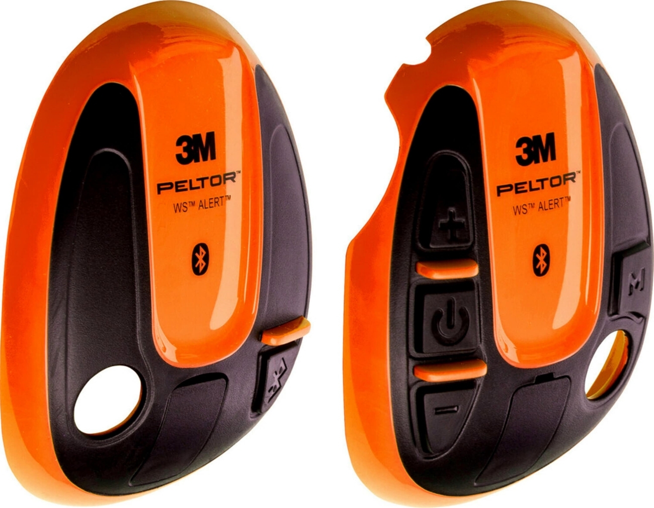 3M PELTOR Caches pour casque WS ALERT, orange, 1 paire (gauche droite), 210300-664-OR/1