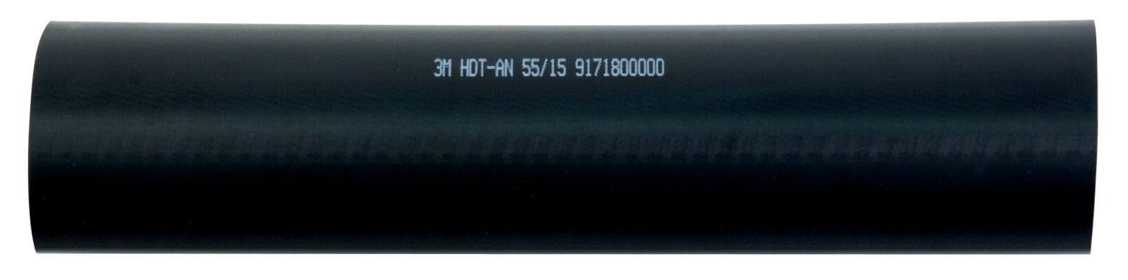 3M HDT-AN Dikwandige krimpkous met lijm, zwart, 55/15 mm, 1 m