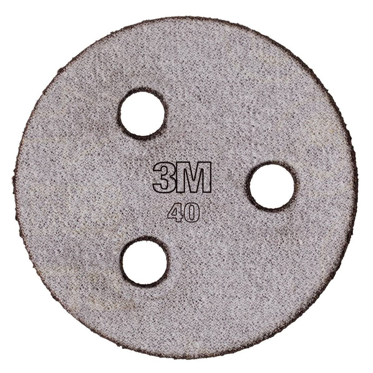 3M Cubitron II Hookit fabric disk 947A, 75 mm, 40 , 3 holes
