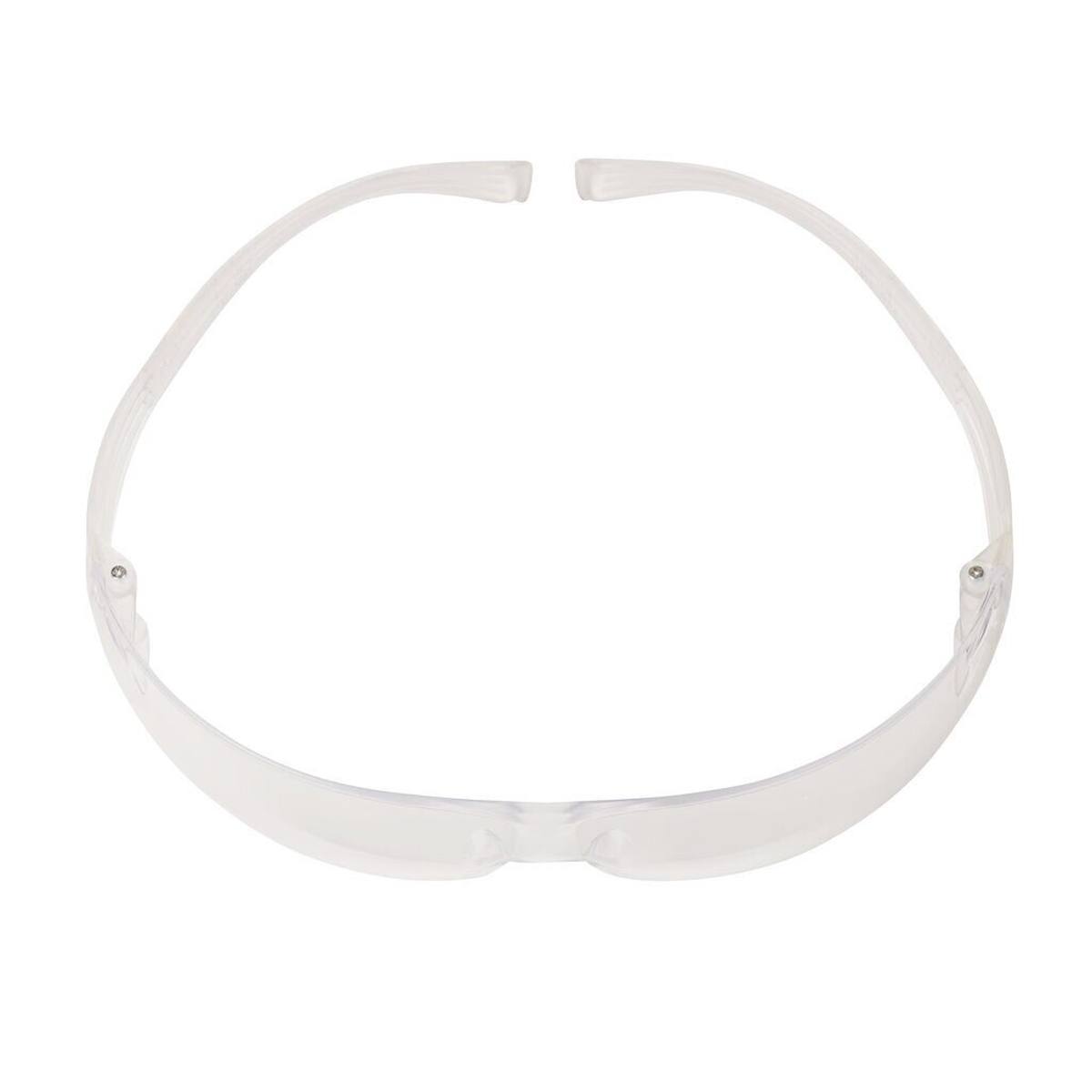 Gafas de protección 3M SecureFit 400 Reader, patillas negras/verdes, tratamiento antirrayas/antivaho, lente transparente con resistencia 1,5, SF415AS/AF-EU