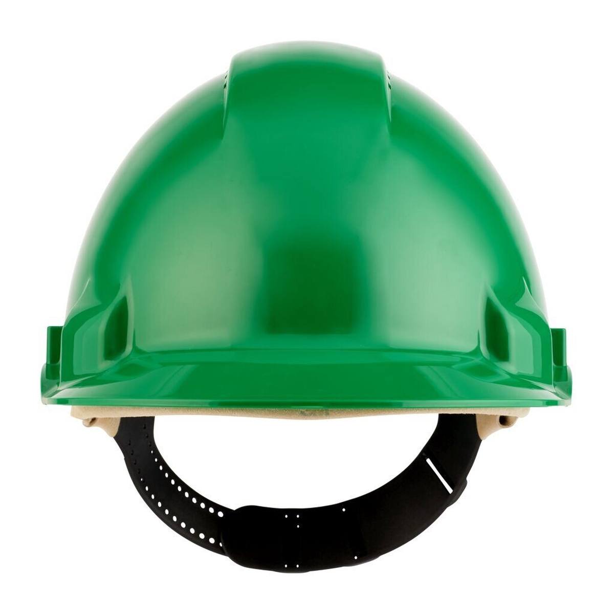Elmetto di sicurezza 3M G3000 G30DUG in verde, ventilato, con uvicatore, pinlock e fascia antisudore in pelle