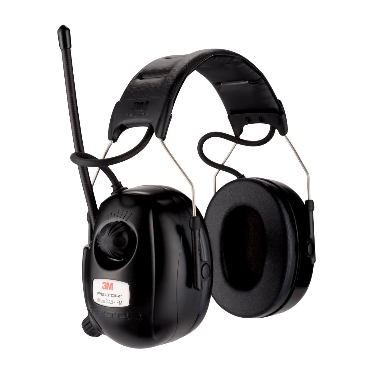 3M Peltor Radio DAB FM, black, headband, SNR = 31 dB