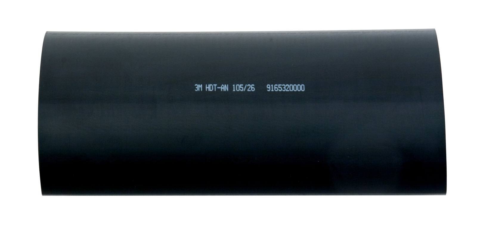 3M HDT-AN Dikwandige krimpkous met lijm, zwart, 105/26 mm, 1 m