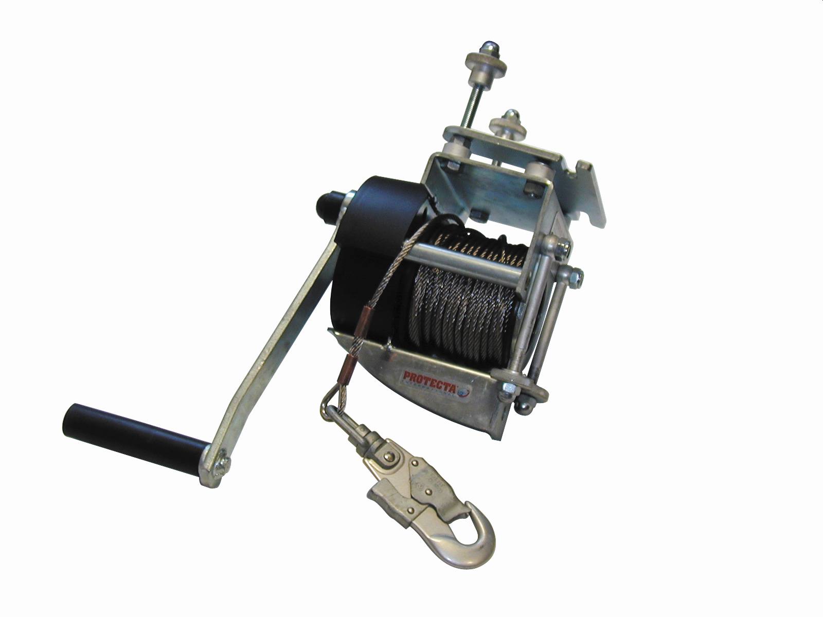 3M PROTECTA rescue winch, stainless steel wire rope: 20 m, 5 mm, incl. AM100 adapter, 20.0 m