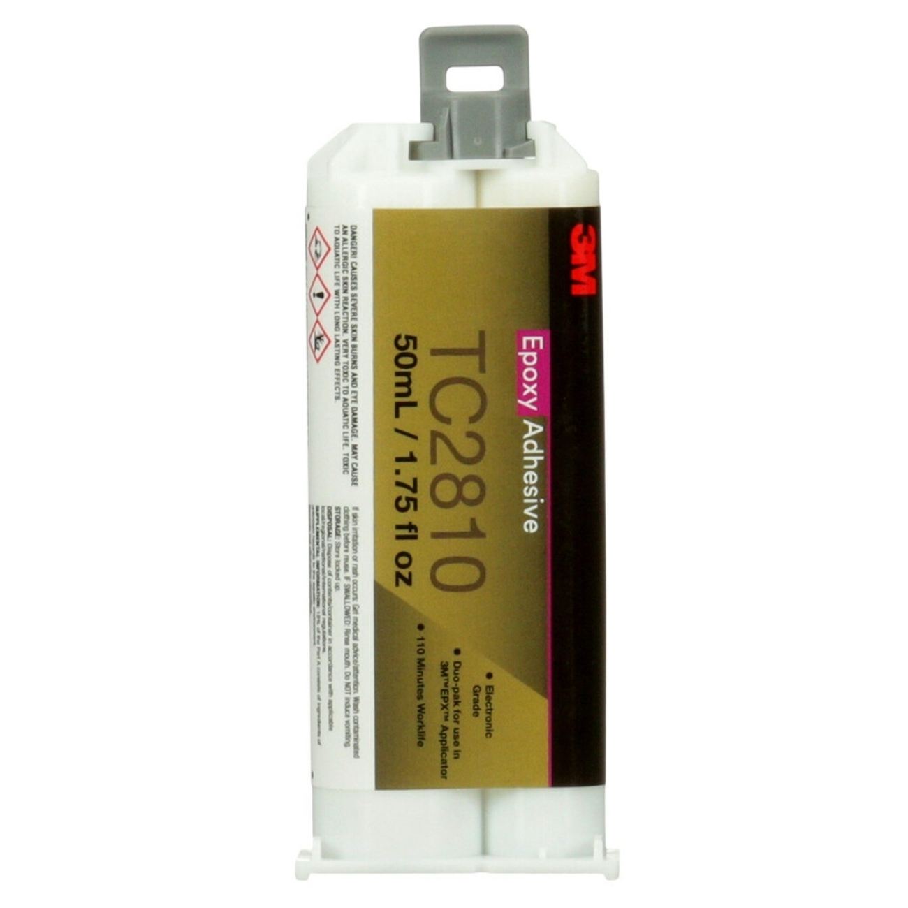 3M Toplotno prevodno dvokomponentno epoksidno lepilo TC-2810, kremasto, 50 ml