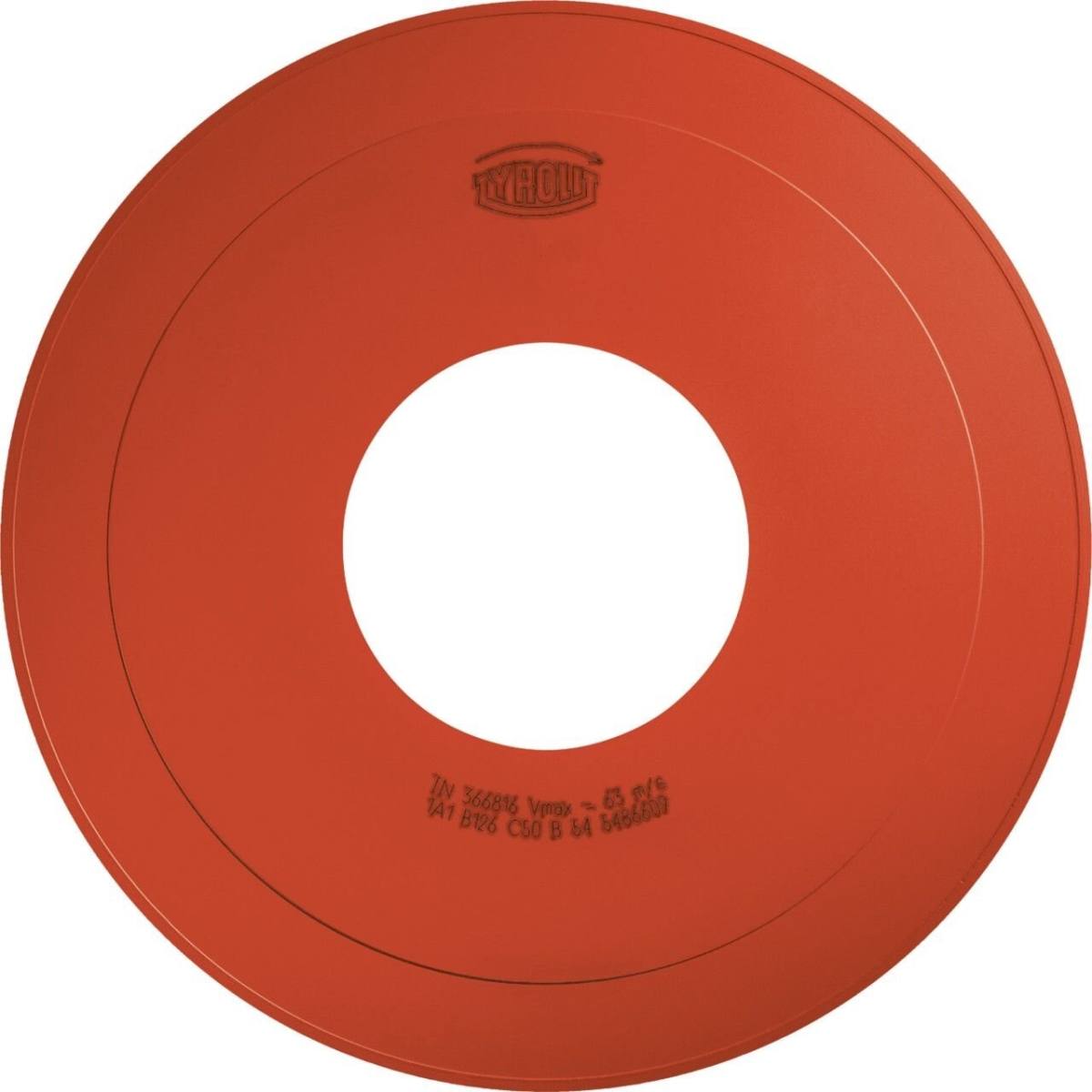 TYROLIT VIB STAR External cylindrical grinding wheel with synthetic resin CBN DxTxH 200x15x51 For high-alloy steels and HSS, shape: 1A1, Art. 34448295